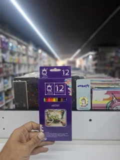 مداد رنگی 12 رنگ ام کیو ارتیست
